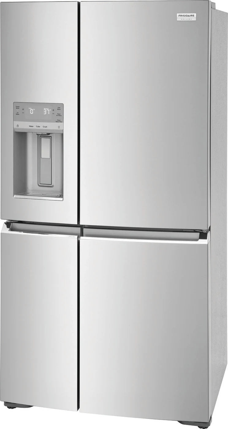 Frigidaire 21.5 cu ft 4-Door French Door Refrigerator, Stainless, Counter-Depth, External Water/Ice (GRQC2255BF)