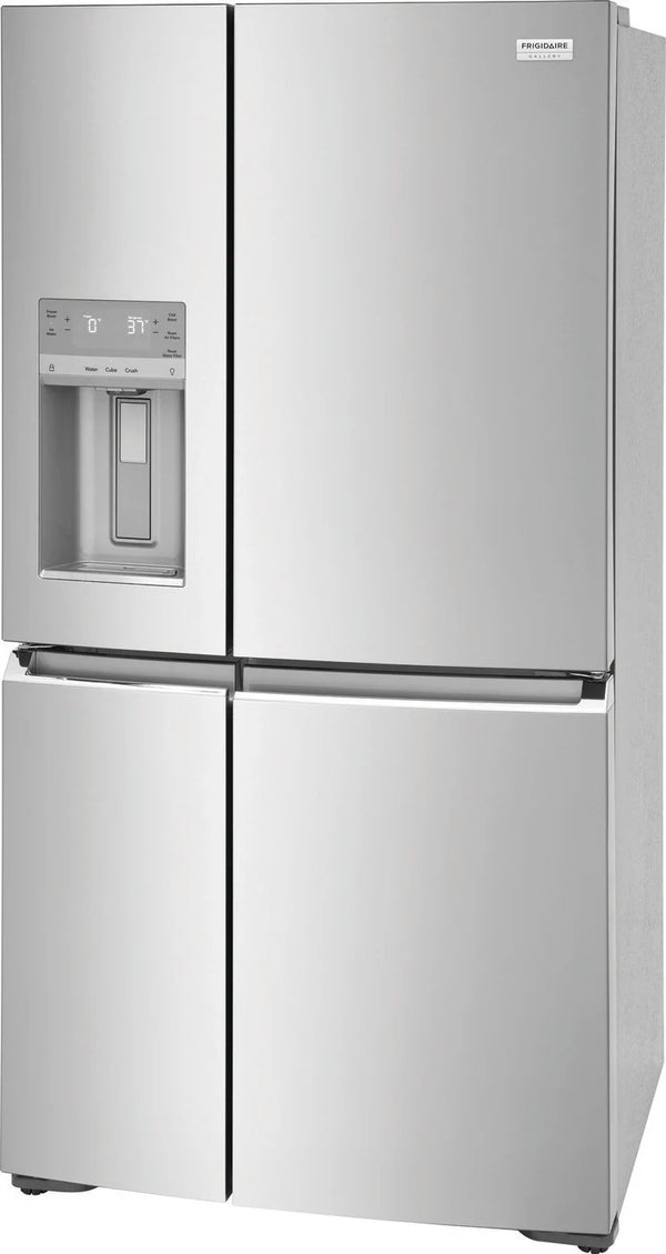 Frigidaire 21.5 cu ft 4-Door French Door Refrigerator, Stainless, Counter-Depth, External Water/Ice (GRQC2255BF)