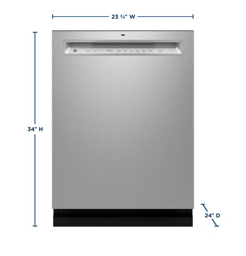 GE Dishwasher, Stainless, Quiet Operation, Adjustable Racks (GDF650SYVFS)
