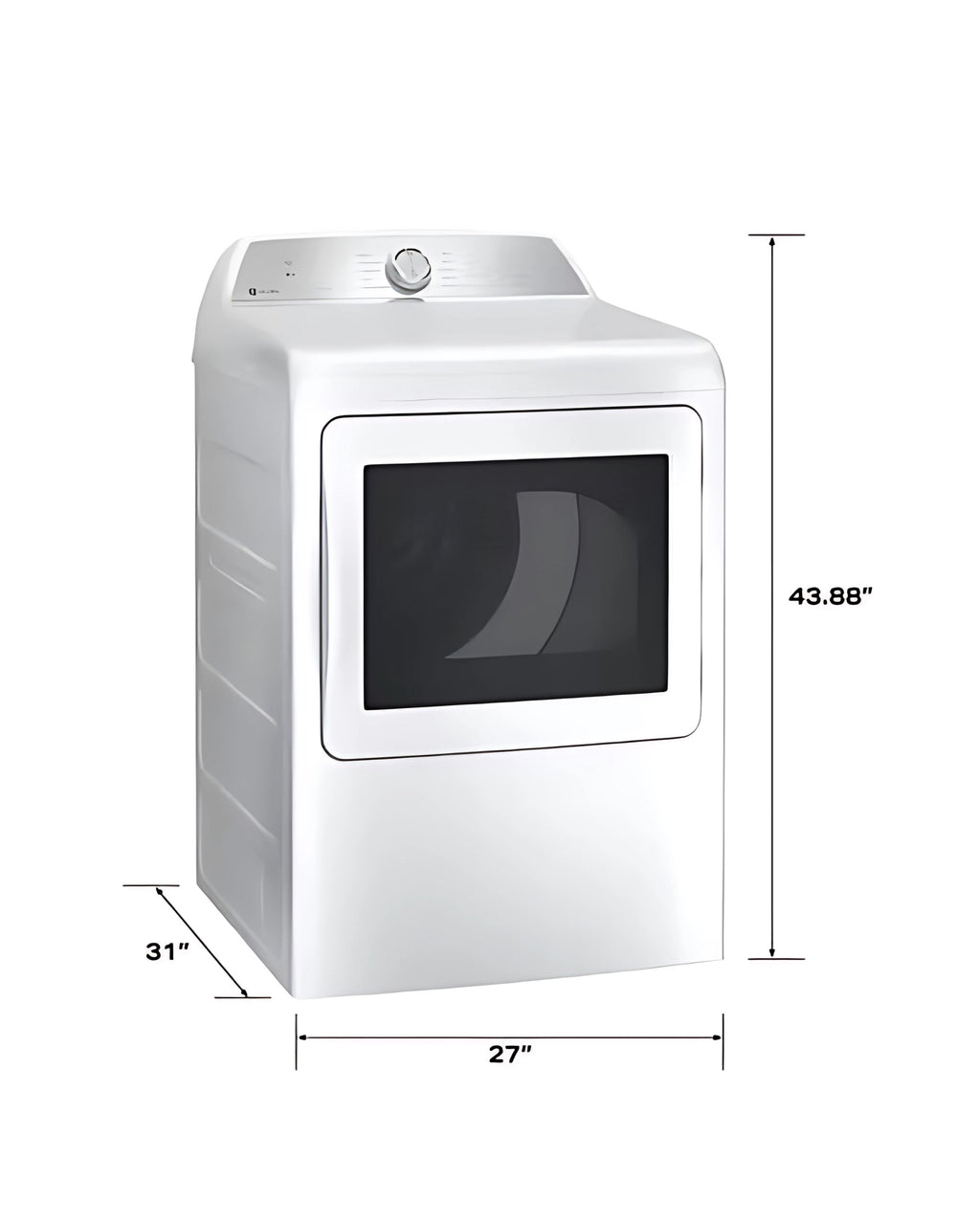 GE Profile 7.4 cu. ft. Electric Dryer, White, Sensor Dry, Quick Dry, Wrinkle Care (PTD60EBSRWS)
