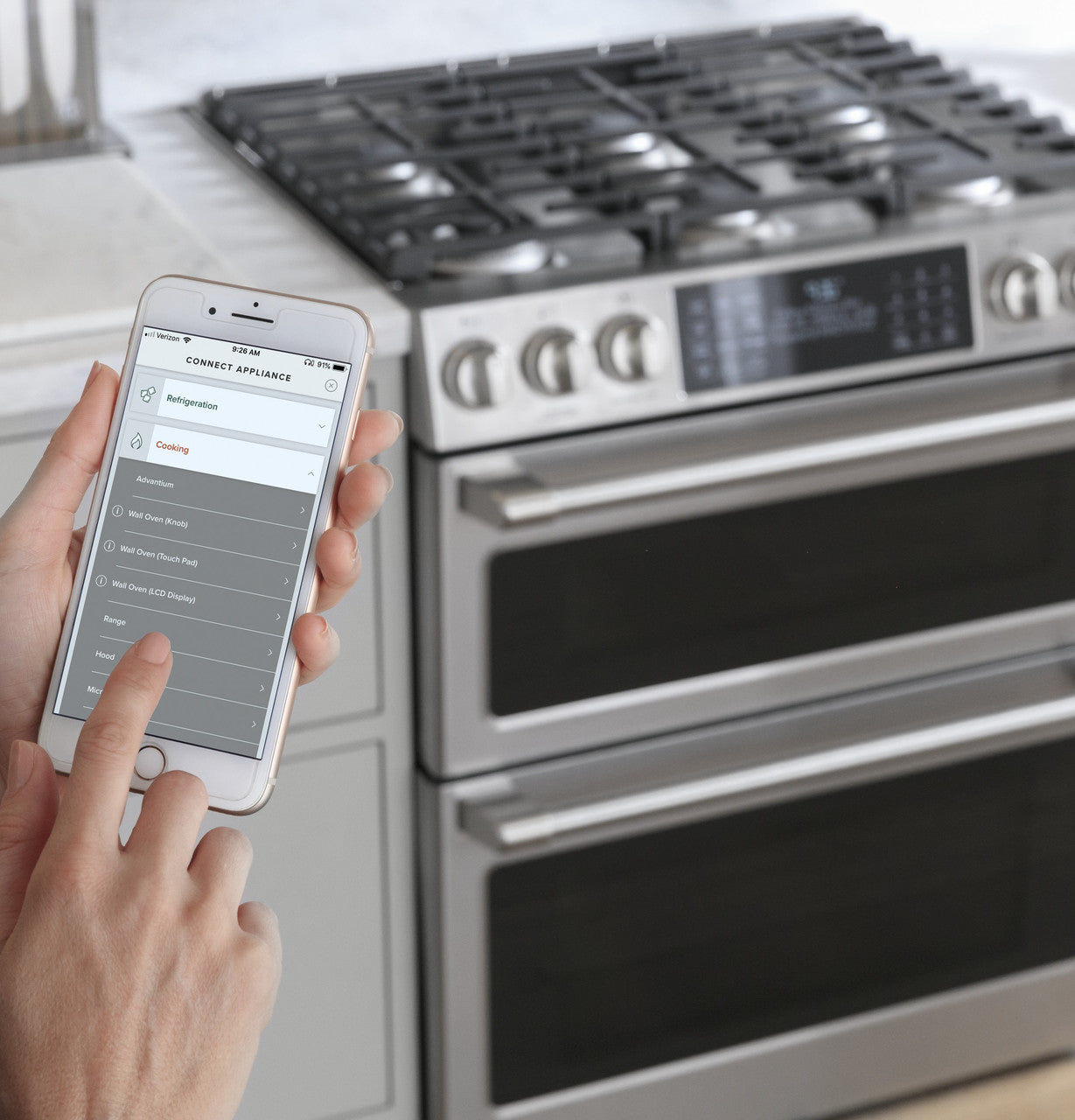 GE Café 30" Dual Fuel Range, Stainless, Double Oven + Convection (CGS750P2MS1)