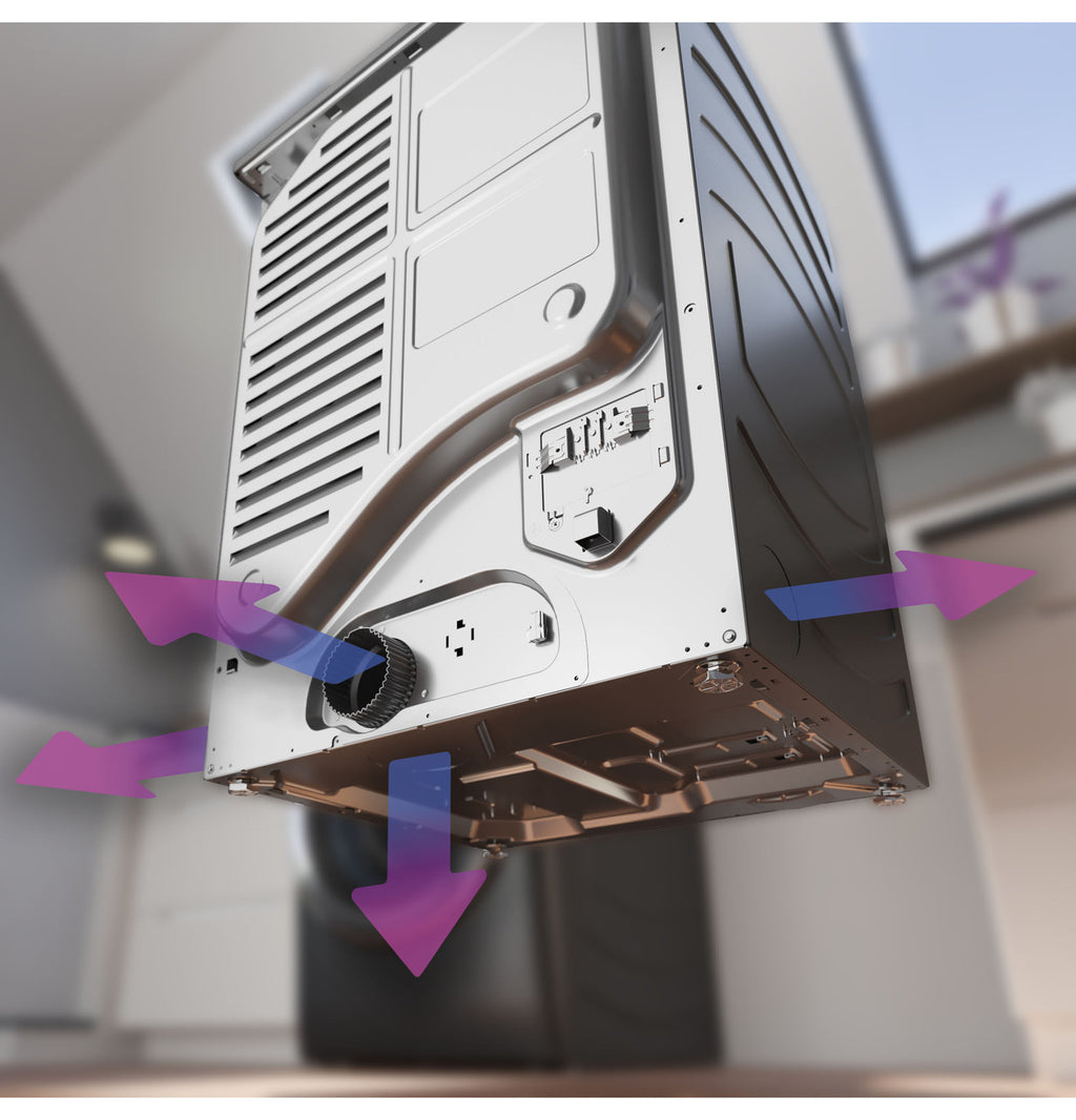 GE Profile 7.8 cu. ft. Electric Dryer, Stainless, Steam Refresh + WiFi (PFD95ESPWGN) FOR REPAIR OR PARTS
