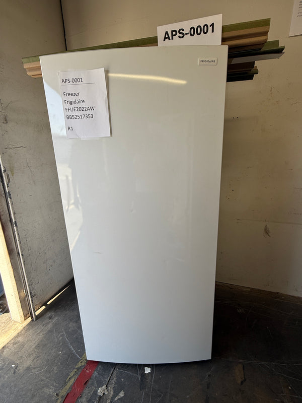 Frigidaire 20 cu ft Upright Freezer, White, Frost-Free with LED Lighting (FFUE2022AW)