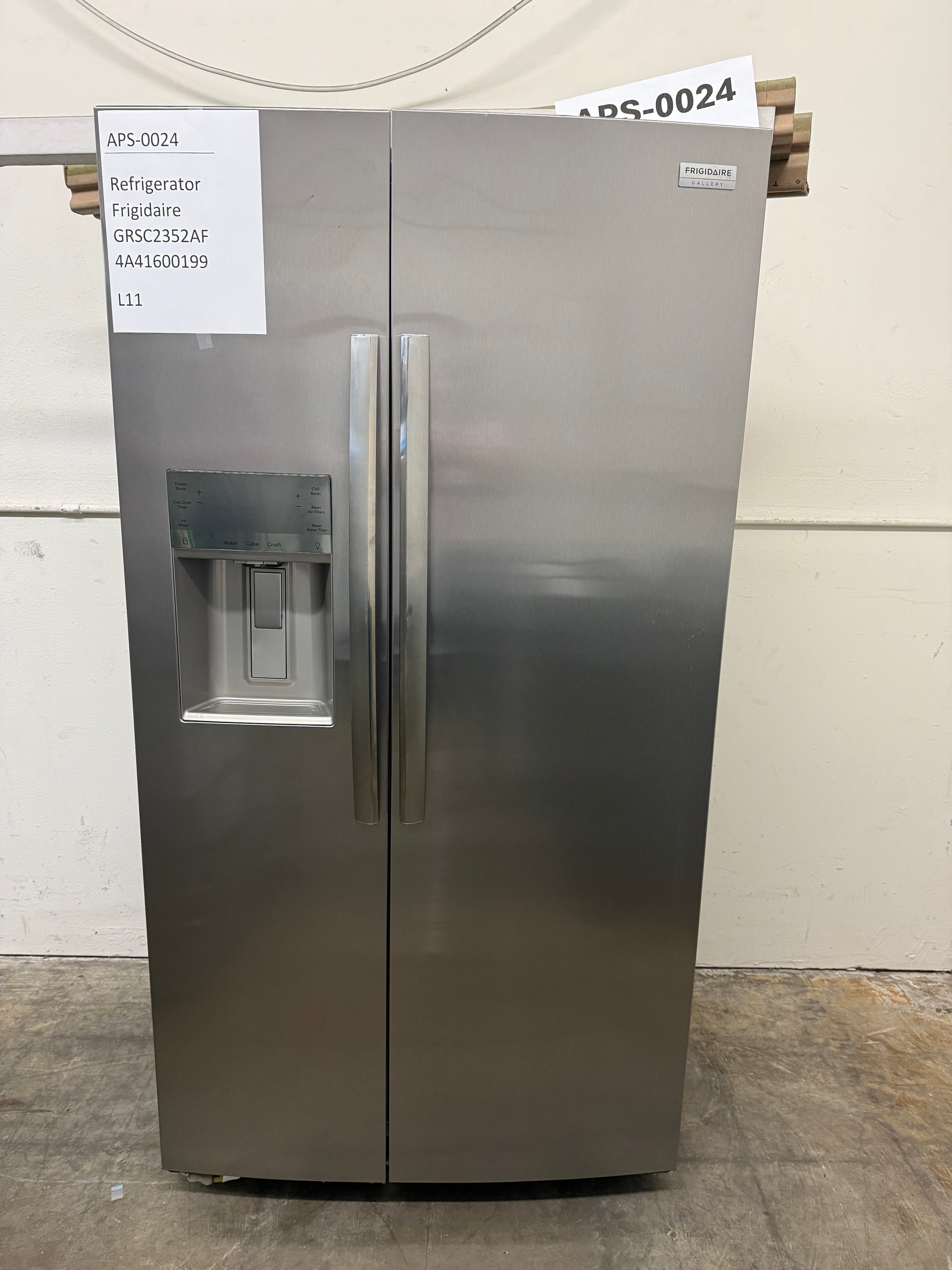 Frigidaire GRSC2352AF 22.3 Cu Ft Side-by-Side Refrigerator – Repair / Parts
