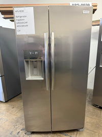 Frigidaire 25.6 cu ft Side-by-Side Refrigerator, Stainless, External Water/Ice Dispenser (GRSS2652AF)