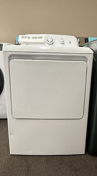 GE Washer + Dryer Set, White, 4.0 cu. ft. Top Load + 6.2 cu. ft. Dryer (GTW325ASWWW + GTX33EASKWW)